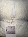 Levtex Muslin Stitching 3-PC. Quilt Set, King/california King, Cream. Fixed Price $144.88.
