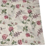 2 Pc King Pillow Shams Ivory Pink Rose Print 100% Cotton Portugal ?qvc Read. Fixed Price $24.99.