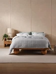 Linen House Ryland Quilt Cover Set (grey) - Single. Fixed Price $179.02.