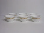 6 - Corelle Butterfly Gold Hook Handle Cups Coffee Tea Pyrex Corningware. Fixed Price $22.99.