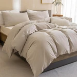 Cotton Comforter Set Queen,linen Like Textured Bedding Size. Fixed Price $138.99.