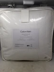 Calvin Klein 3 Piece King Comforter Set Washed Percale 200-THREAD Count Cotton. Fixed Price $119.99.