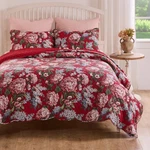 Greenland Home Fashions Millie Quilt Bedding Set 2-PIECE Twin/xl Garnet. Fixed Price $83.33.