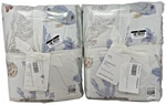 New Pottery Barn Sandpoint Coral Ocean Beach Reversible King Shams Set Of 2. Fixed Price $89.95.
