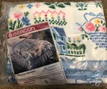 New Vintage Beacon Blanket Country Sampler Twin/full Nylon 72X90. Fixed Price $33.99.