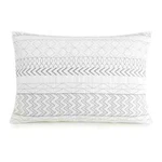 Pair Of Better Homes & Gardens Embroidery Stripe King Sham , Gray. Fixed Price $12.00.