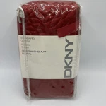 Dkny Chrysanthemum Floral Standard Queen Pillow Sham Red Quilted. Fixed Price $24.99.