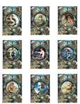Under The Sea Mermaid World Designer Multi-size Set Cotton Fabric Quilt Blocks. Fixed Price $13.50.