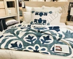 Pottery Barn Mahalo Applique Quilt Set Blue Queen 2 Std Shams Hawaiian 3PC New. Fixed Price $329.00.