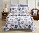 Virah Bella - Sand Dollar Lightweight Reversible Quilt Set In Tote. Fixed Price $79.95.