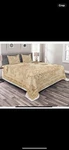 Ambesonne Island King Size 3PC Decorative Quilted Coverlet W/2 Shams Cream Color. Fixed Price $45.00.