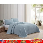 Tufted Chenille Bedspread Medallion Design Luxury Cotton Bedding All-season New. Fixed Price $67.41.