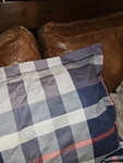Plaid Navy /red Pillow Shams Standard Size. Fixed Price $19.80.