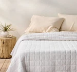 Casaluna King Heavyweight Linen Blend Quilt. Fixed Price $74.99.