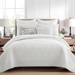 Levtex O Christmas Tree Stitching 3-PC. White Quilt Set Full / Queen. Fixed Price $79.99.