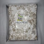 Laurel Manor Toile Twin Fine Linens Bedspread Garden Taupe Floral Coverlet. Fixed Price $63.71.