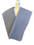 Ugg Devon Blue Quilted Zippered Faux Sheepskin Plush 2 King Shams Pillow Covers. Fixed Price $26.00.