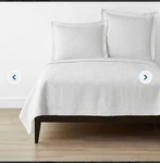 The Company Store Putnam Matelasse Coverlet White Quilt-full/queen. Fixed Price $79.00.