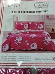 Twn Glory Home Design 3 Pc Reversible Quilt Set 2 Pillow Shams Pink Floral. Fixed Price $24.50.