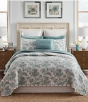 Southern Living Haverford Reversible Quilt Mini Set King Blue Toile $249 Nwt. Fixed Price $109.95.