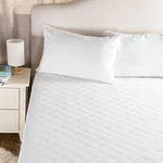 Bedsure Quilt Mattress Protector Twin Size Waterproof Hypoallergenic Vinyl Free. Fixed Price $12.99.