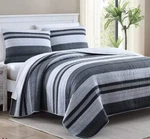 Nautica Ardmoore King Grey Cotton Reversible 3 Pc Quilt Set New. Fixed Price $66.99.