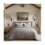 Evergrace Cross Stitch Pre-washed Cotton Quilt Bedding Set King Siz... Fast Ship. Fixed Price $168.99.