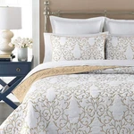 Reversible Soft Quilts 3-PIECE Beige Embroidery Pattern Elegant Set With. Fixed Price $120.39.