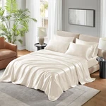 Madison Park 6PC Satin Sheetset Luxurious Silky Fits 14-16" Mattress Bedding. Fixed Price $55.89.
