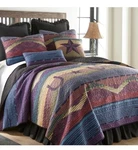 Donna Sharp Quilt Colorful Texas Star Western Horseshoe Rustic Country King. Fixed Price $116.00.