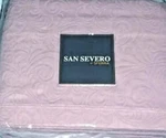Sferra Hannah Lavender Queen Coverlet & 2 Shams Cotton Matelasse Scroll 3 Pc New. Fixed Price $218.90.