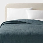 Full/queen Tencel Quilt Slate Blue - Threshold. Fixed Price $32.29.