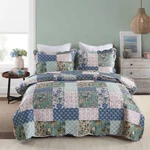 3PCS Printed Quilts Bedspreads Set Bedding Coverlet B026. Fixed Price $47.99.