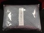 Oake Vitoria Full/queen Coverlet Dove Gray Quilted 100% Cotton 92X96 $290. Fixed Price $149.00.