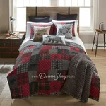 Your Lifestyle By Donna Sharp Red Forest Microfiber Quilt Collection. Fixed Price $88.00.