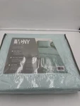Vcny Home Buckingham Diamond Queen Coverlet 3-PIECE Set Aqua, New. Fixed Price $49.95.