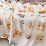 Meju Kitty Cats Modern Cute Kids Child Big Girls Muslin Blanket Throw Indoor. Fixed Price $70.21.