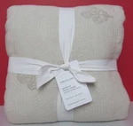 Pottery Barn Natalie Embroidered Coverlet, King/cal.king 105" X 92" Neutral Nwt. Fixed Price $219.95.