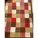 Woolrich Kids Patchwork Quilt Plaid Corduroy Multi-color Cotton 63X86 Blanket. Fixed Price $44.00.