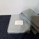 Pottery Barn Channel Stitch Silk Velvet Sham Standard Size Light Green.. Fixed Price $48.50.