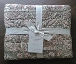 New Pottery Barn Amalia Block Print King Sham Reversible Boho With Tags. Fixed Price $59.00.