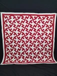 Vintage Hand Quilting Patchwork Drunkards Path Needlework Stitched A193. Fixed Price $399.00.