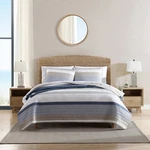 Nautica Twin Blue Beige White Quilt Set 100 Cotton Lightweight Easy Care. Fixed Price $95.49.