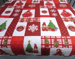 Oeko-tex Standard 100 Christmas Bedspread Quilt Twin 68X86 Gnomes Easy Care. Fixed Price $25.26.