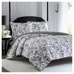 Amberley Quilt And Sham Set King Black & White - Laura Ashley. Fixed Price $47.99.