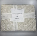 Cabbage & Roses Queen Quilt Paris Linen Coverlet London Cotton Shell. Fixed Price $137.50.