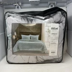 Hiend Accents Stella Quilt Icy Blue King 110" X 96". Fixed Price $174.99.