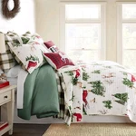 Tatum Pines Quilt Set - King/cal Holiday 106X92 And Two Pil.... Fixed Price $105.00.