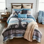 Bear Hill 3PC Quilted Bedding Set By Your Lifestyle Donna Sharp. Fixed Price $175.00.