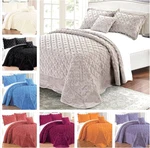 Faux Fur Quilted Tatami 4-PIECE Bedspread Set Ultra Soft For Queen/king. Fixed Price $91.51.